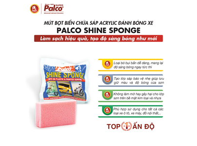 Mút bọt biển chứa sáp đánh bóng xe Palco Shine Sponge